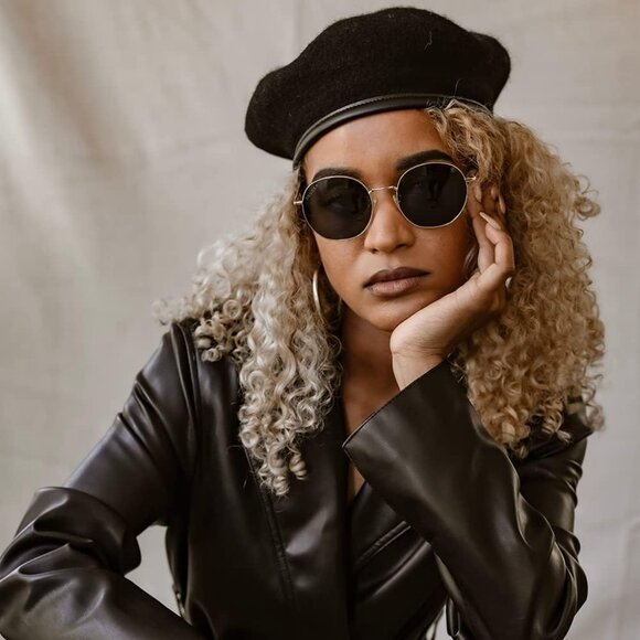 British Military Berets with Leather Sweatband, Adjustbale Army Wool Beret for M - Picture 4 of 9